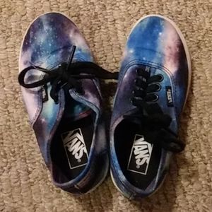 Girls Galaxy Vans.